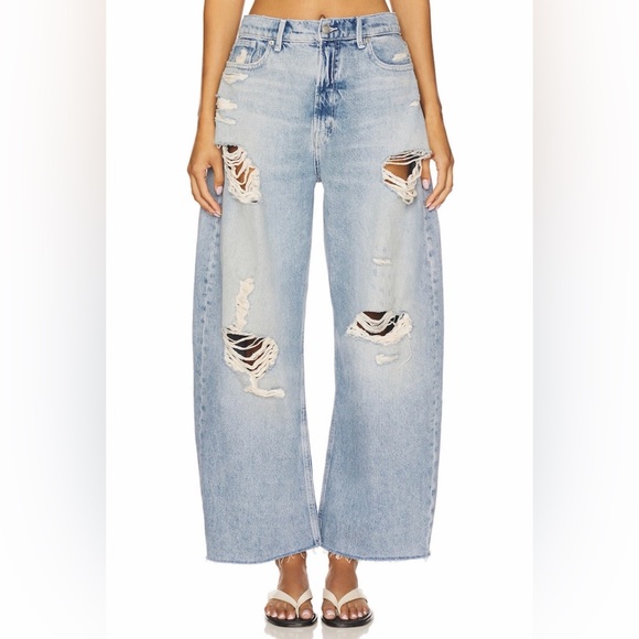 Good American Denim - Good American Good Extreme Barrel in Indigo965